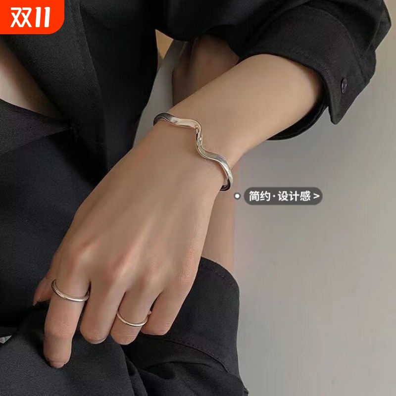 极简ins不规则手镯女冷淡风小众