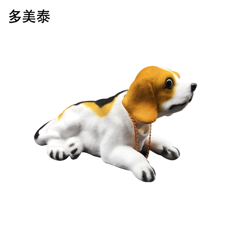 批发创意汽车摆件比格摇头狗卡通车内摆件可爱车载摆件公仔