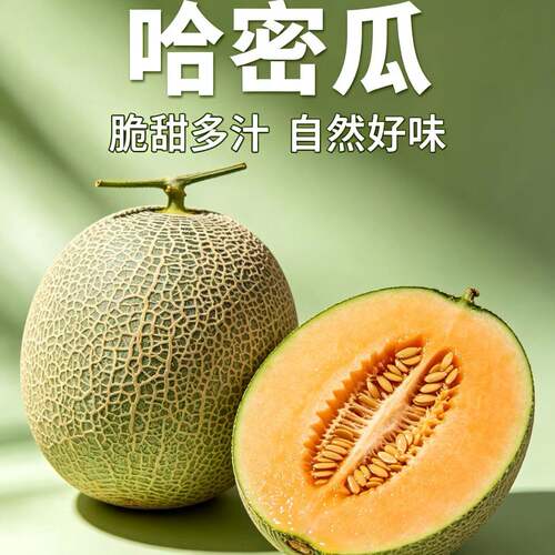 正宗新疆哈密瓜吐鲁番火焰山特级精选蜜瓜西州蜜25号新鲜水果