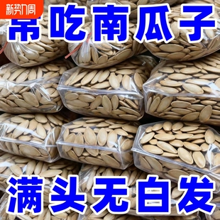 正宗新疆美人甲南瓜子长粒南瓜籽原味瓜子熟袋装 炒货零食特大颗粒
