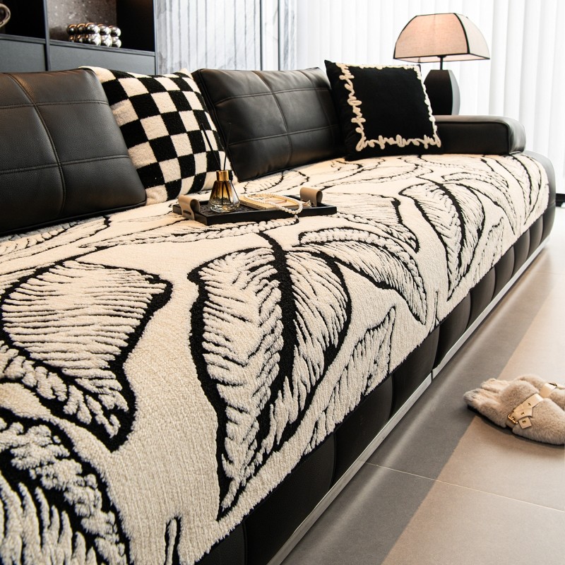 高级感劳斯伦沙发垫四季通用2025新款防滑直排冬季坐垫子盖布套罩