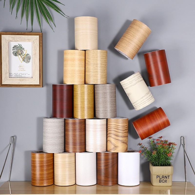 木纹门框包边贴纸装饰条自粘踢脚线破损修补木门修复补洞遮丑窟窿