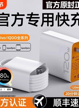 适用vivo充电器快充数据线120w原装iqoo超级闪充X10/9/8/7爱酷闪充手机5z8x23x27x60x50y52s插头iQOO正品套装
