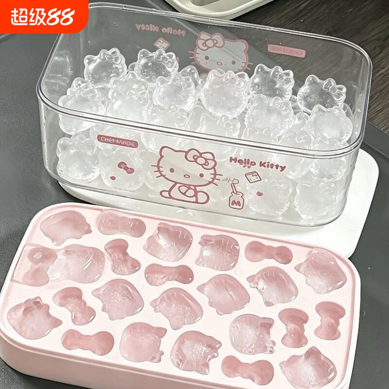 冰块Hellokitty模具制冰图片