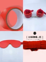 Красные наручники, повязка для глаз, 16м, 10м