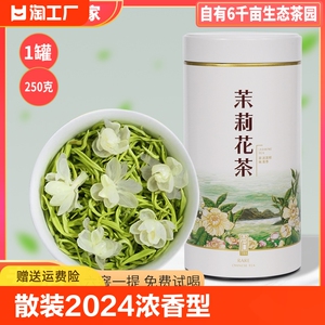 茉莉花茶散装冷泡茶2024绿茶浓香型横县茶叶绿茶自己喝