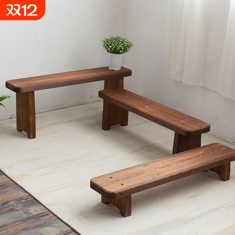 防腐木换鞋凳长凳子户外长椅子庭院阳台长板凳花园长凳实木长条凳