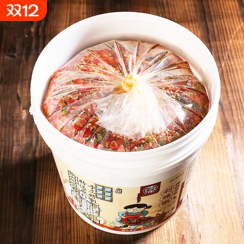 味了谁桶装剁辣椒拌饭版面辣椒酱