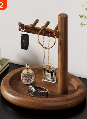 实木进门口入户鞋柜钥匙收纳