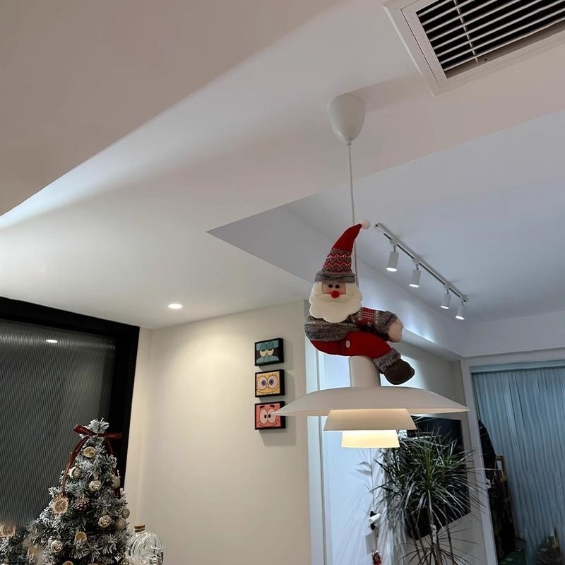 圣诞装饰圣诞老人氛围感吊灯送女友闺蜜可爱挂件礼物雪人麋鹿