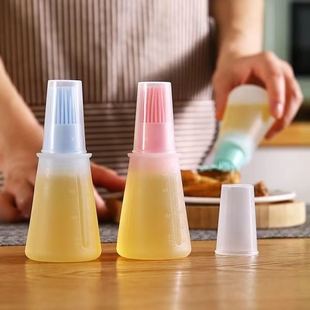 油刷带瓶家用厨房烙饼刷蜂蜜刷油刷子瓶调料瓶耐高温烧烤刷油