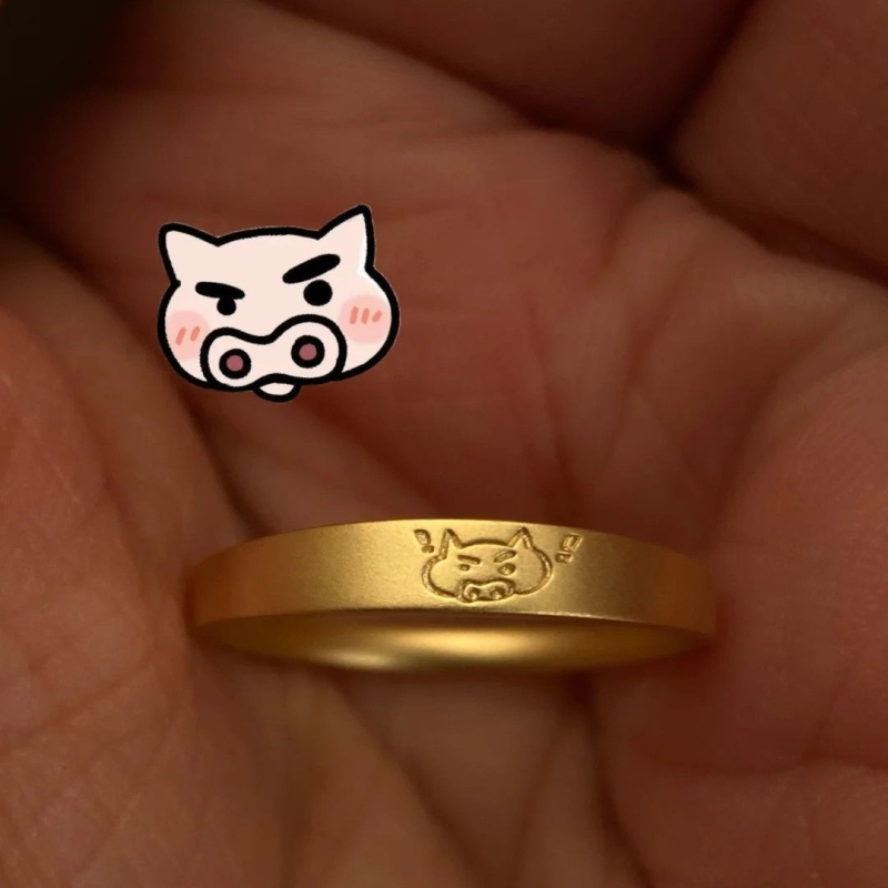 肥嘟嘟左卫门同款戒指