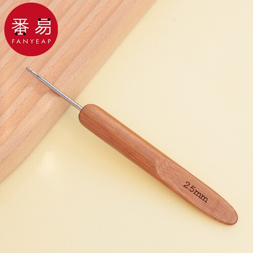 钩针BB1sn0-勾针工具编织勾线针钩织针初学者用编织毛线竹柄