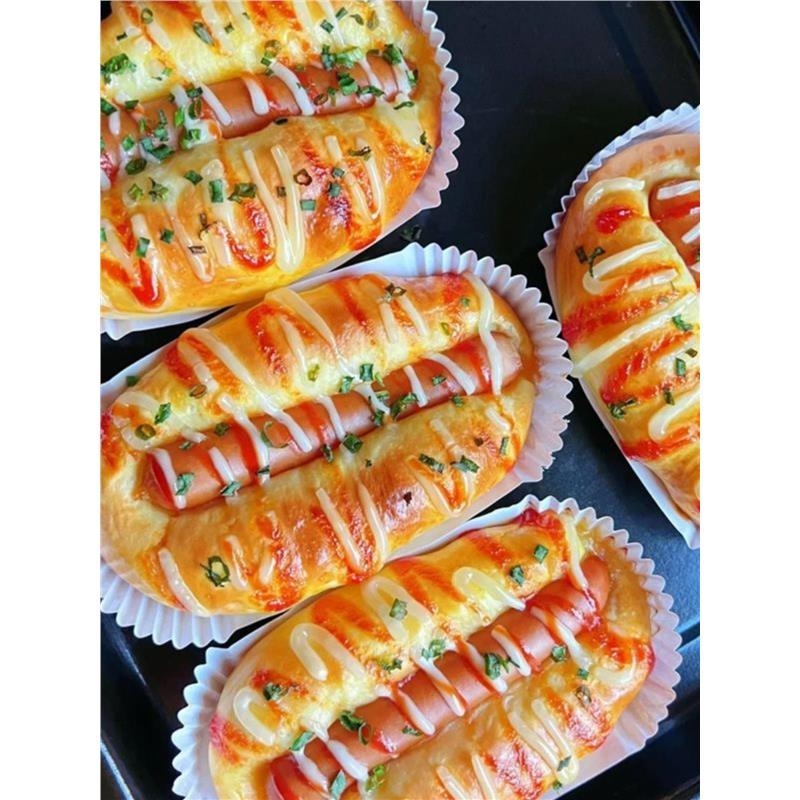 热狗面包火腿肠香肠夹心三明治学生健康早餐解馋代餐小零食品整箱