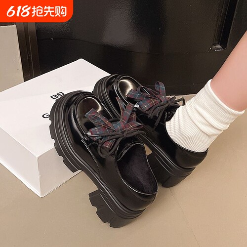 jk制服配裙厚底玛丽珍乐福鞋