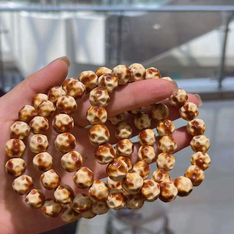 新款紫金鼠熊猫鼠无相奶酪高端盘玩手串手链文玩时尚饰品