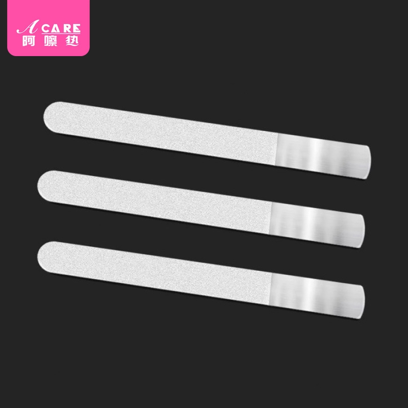 指甲锉/不锈钢FB1sl001-挫磨指甲搓打磨条圆头美甲工具修护打磨指