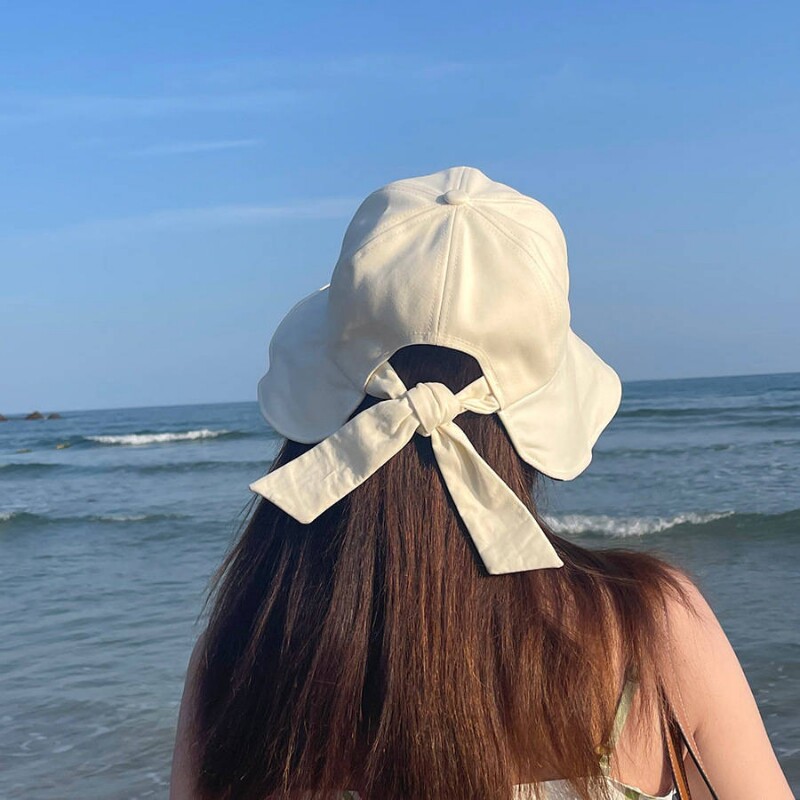【免费试用】夏季黑胶防晒渔夫帽图片