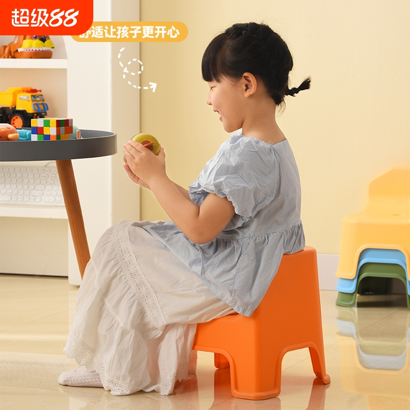 塑料小凳子靠背椅加厚靠背椅