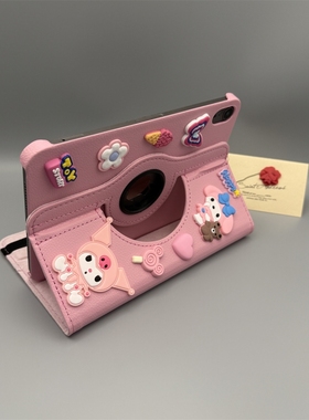 2025A16iPad11旋转iPad9/8/7保护套适用a2197苹果2air7654平板壳Pro9.7卡通A1566防摔第十代10.9寸第11第10