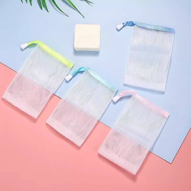 双层手工皂起泡网香皂打泡网肥皂网发泡网洁面沐浴皂袋洗面奶泡沫