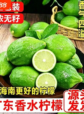 广东香水柠檬新鲜正宗青柠檬