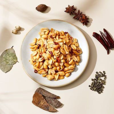 脱油花生米五香麻辣花生香酥脆零食花生仁下酒菜去皮休闲坚果无壳