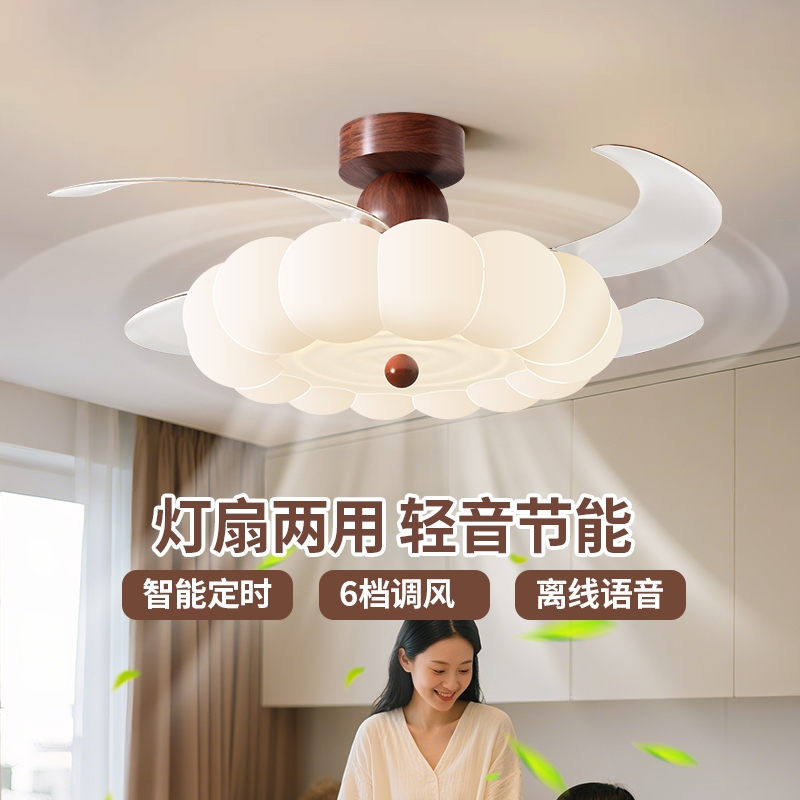 中古隐形风扇灯风扇灯全光谱护眼