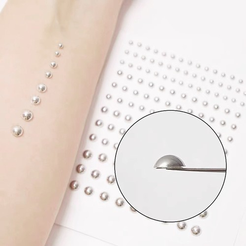 T唇钉贴A1pl000-自粘免打孔无洞眉钉唇钉贴眼妆饰品贴脸部装饰品