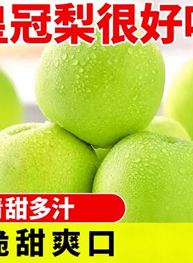 安徽砀山青皮皇冠梨酥脆梨