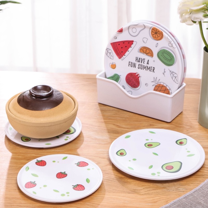 家用密胺锅垫耐高温防烫加厚隔热垫厨房餐桌碗垫盘垫子杯垫子防水