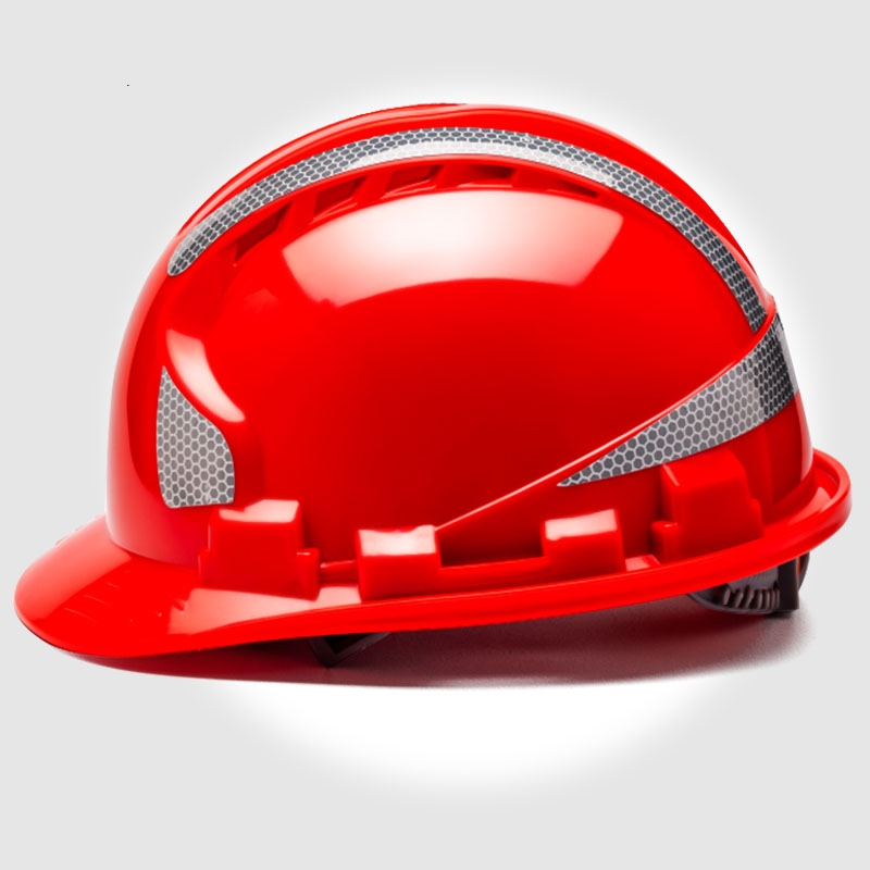 反光安全帽工地国标施工建筑工程加厚透气领导男劳保头盔印刷logo