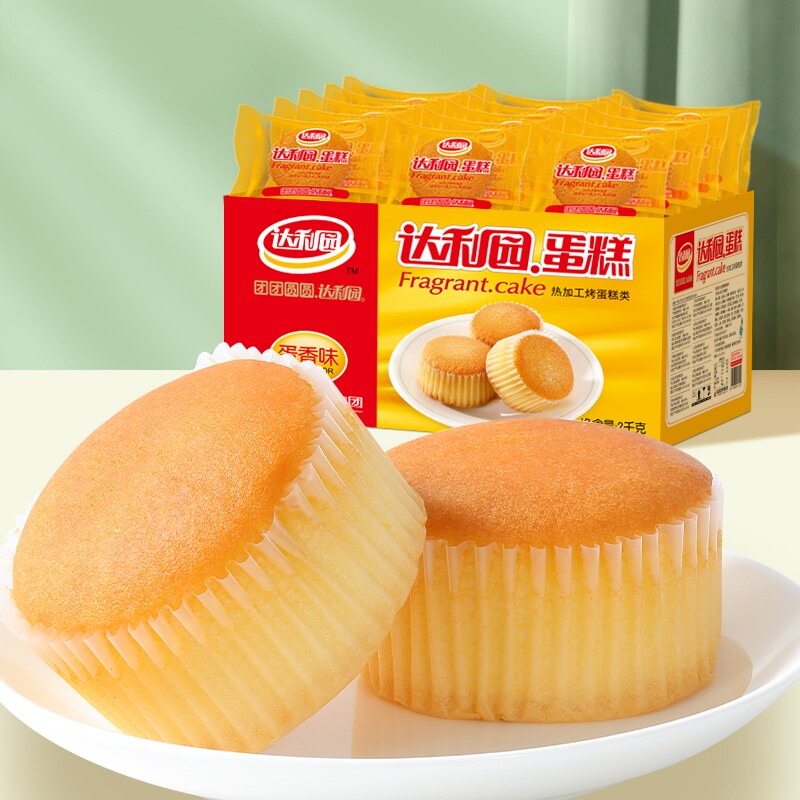 达利园零食蛋糕600g礼盒点心面包早餐鸡蛋抗饿好吃团团圆圆奶油