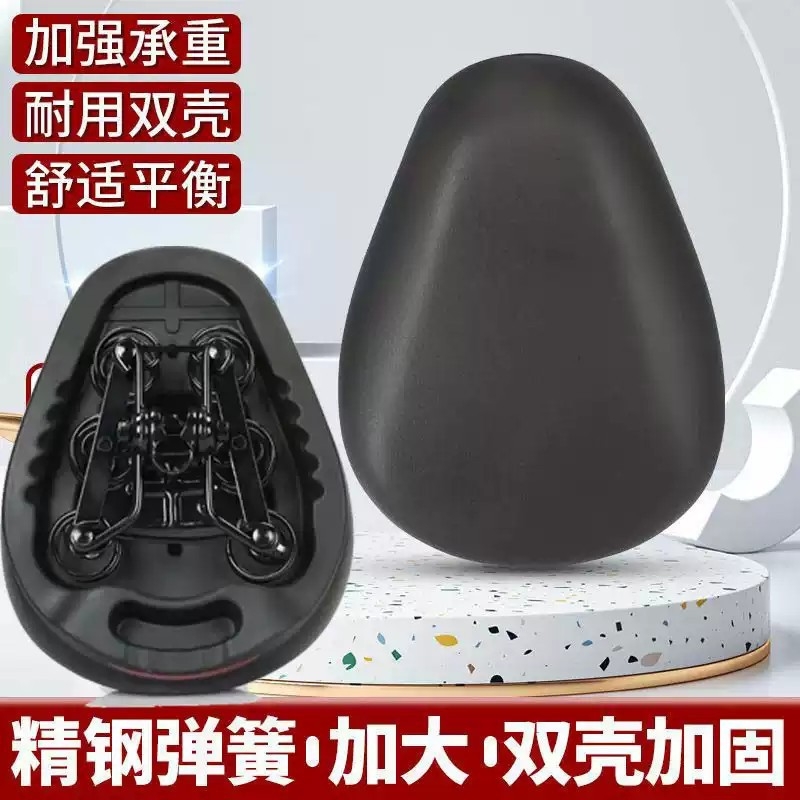 大屁股电动车坐垫自行车座椅电瓶车鞍座铁壳加大厚通用代驾车座子