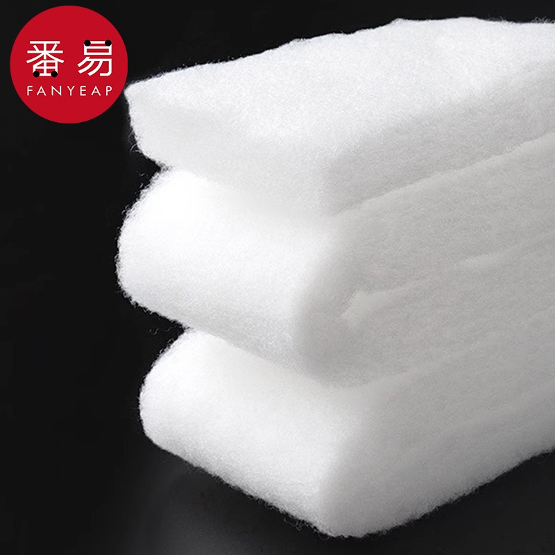 鱼缸过滤棉BA1sn0-鱼族净化材料高密度高透白海绵水族箱清洁养