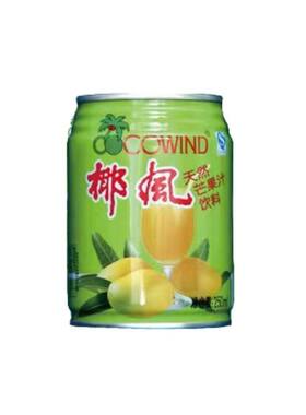 椰风挡不住芒果汁饮料椰风芒果汁250ml绿罐椰风芒果汁