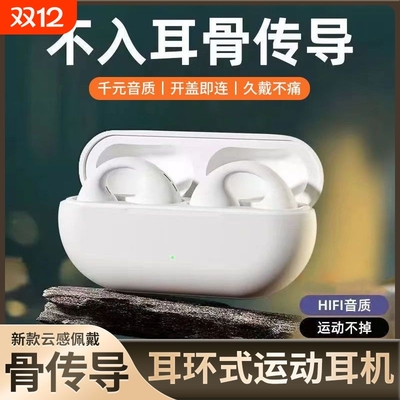 柏林音效久戴不痛耳机蓝牙2025新款骨传导不入耳挂耳式之运动跑步