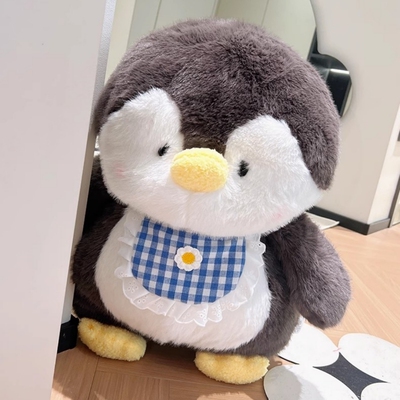 超萌崽崽企鹅抱枕公仔PP棉