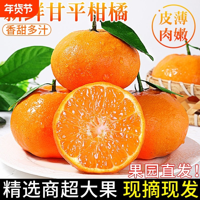 正宗新鲜甘平柑橘新鲜采摘水果整箱当季非粑粑柑桔子大果橘子包邮,水产肉类/新鲜蔬果/熟食,桔子,淘宝优惠券,粉丝福利购,淘宝优惠卷