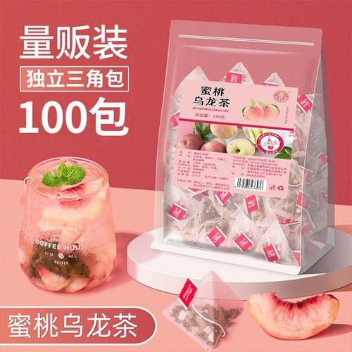 蜜桃白桃乌龙茶花果茶冲泡饮品泡水喝的东西养生水果茶茶包冬日