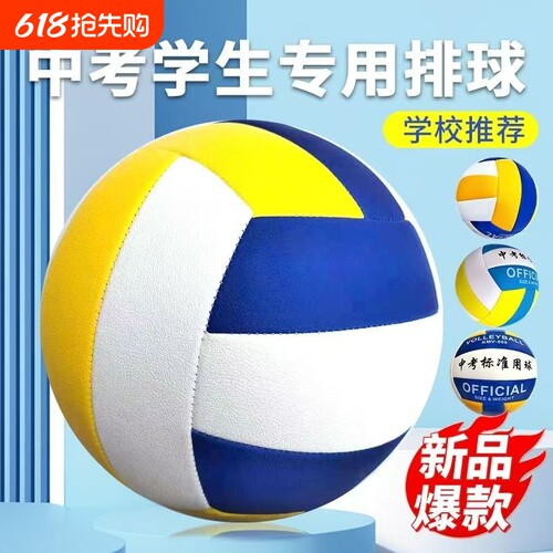 排球初中生中考专用标准款小学生5号球软式硬排比赛体育考试训练
