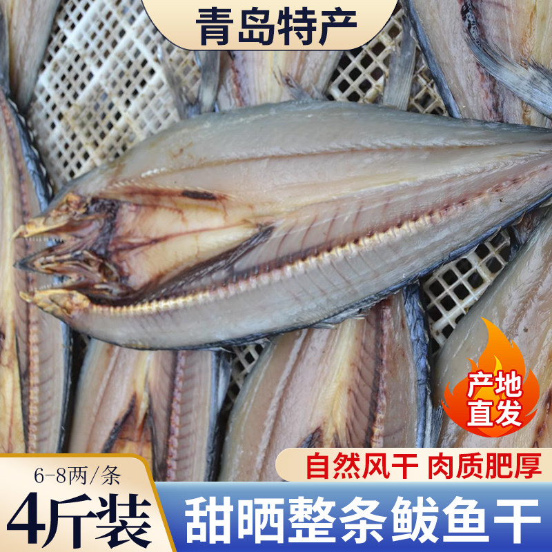新鲜卤鲜大鲅鱼片甜晒淡干鲅鱼干整条深海鲅鱼野生鲅鱼片青岛特产
