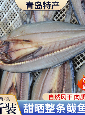 新鲜卤鲜大鲅鱼片甜晒淡干鲅鱼干整条深海鲅鱼野生鲅鱼片青岛特产
