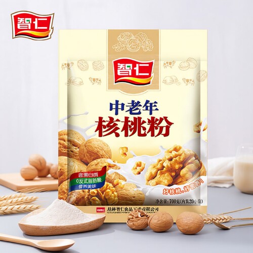智仁无白糖中老年核桃粉700g
