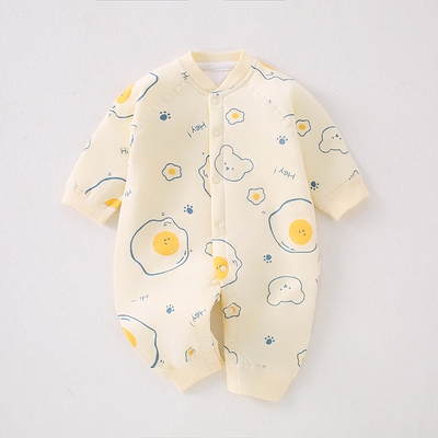 婴儿薄棉连体衣40g哈衣纯棉