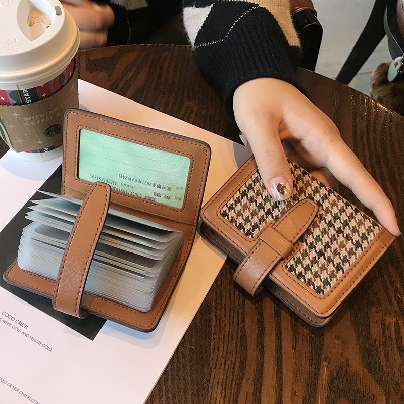 驾驶证卡包女小巧精致高档防消磁多卡位大容量卡套卡夹证件零钱