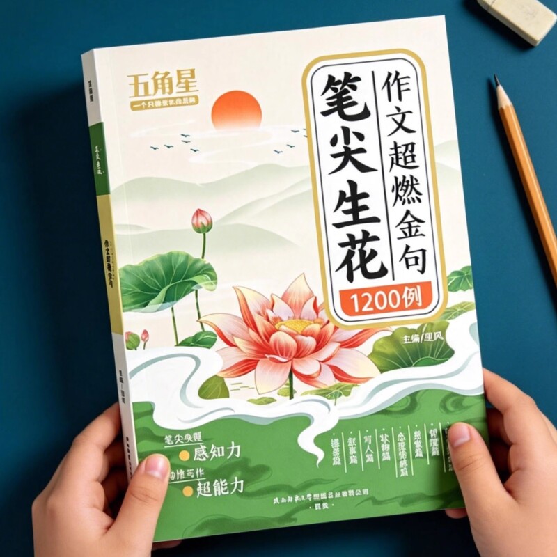笔尖生花作文小学生金句1200例词语积累归类大全范文素材书优美句子好词好句好段书籍课外阅读书训练6年级五角星课堂古诗亮点课本