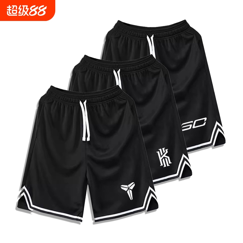 库里篮球服男款短裤速干球裤欧文透气科比詹姆斯训练服运动五分裤