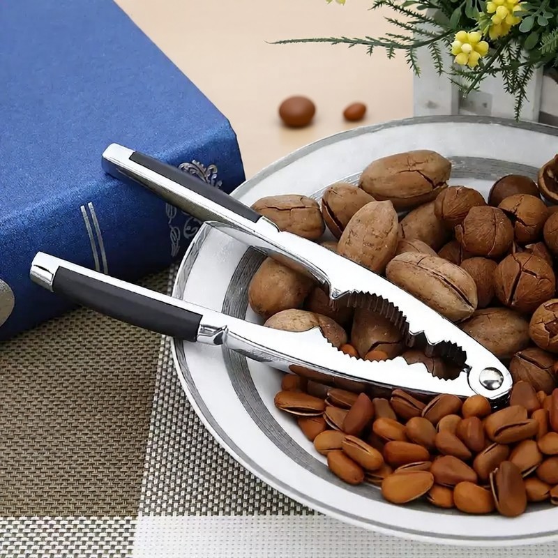 核桃夹子家用剥壳工具多功能开坚果的神器松子榛子杏核钳子核桃夹