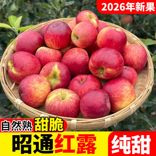 云南昭通冰糖心丑苹果脆甜水果